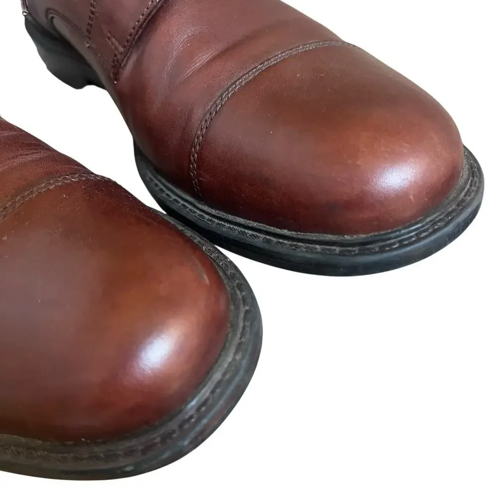 Johnston and Murphy Brown Cap Toe Oxford Shoes Size 9M